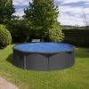 Piscine Acier Gré Ronde Louko Ø 370 X 122 Cm - Filtre à Sable - Bleu -Piscine Soldes Boutique 55284431 1