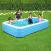 Gizcam Piscine Gonflable, Piscine Familiale, Piscine Familiale Pour Jardin, Adultes, Jardins Intérieurs Et Extérieurs, Rectangle 3 Couches Épaisseur 0,4 Mm(260x170x56 Cm) 2 Gizcam Piscine Gonflable, Piscine Familiale, Piscine Familiale Pour Jardin, Adultes, Jardins Intérieurs Et Extérieurs, Rectangle 3 Couches Épaisseur 0,4 Mm(260x170x56 Cm) -Piscine Soldes Boutique 55298997 1