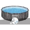 Kit Piscine Tubulaire Ronde Bestway Steel Pro Max Décor Bois 3,66 X 1,00 M + Kit D'entretien Deluxe 2 Kit Piscine Tubulaire Ronde Bestway Steel Pro Max Décor Bois 3,66 X 1,00 M + Kit D'entretien Deluxe -Piscine Soldes Boutique 55406424 1