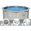 Kit Piscine Acier Ronde Bestway Hydrium 3,00 X 1,20 Cm + 10 Kg De Zéolite + Kit De Traitement Au Chlore + Kit D'entretien Deluxe -Piscine Soldes Boutique 55406452 1