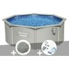 Kit Piscine Acier Ronde Bestway Hydrium 3,60 X 1,20 Cm + 10 Kg De Zéolite + Kit D'entretien Deluxe