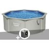 Kit Piscine Acier Ronde Bestway Hydrium 3,60 X 1,20 Cm + Pompe à Chaleur -Piscine Soldes Boutique 55406469 1