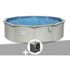 Kit Piscine Acier Ronde Bestway Hydrium 4,60 X 1,20 Cm + Pompe à Chaleur
