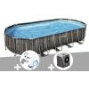 Kit Piscine Tubulaire Ovale Bestway Power Steel Décor Bois 7,32 X 3,66 X 1,22 M + Kit D'entretien Deluxe + Pompe à Chaleur 2 Kit Piscine Tubulaire Ovale Bestway Power Steel Décor Bois 7,32 X 3,66 X 1,22 M + Kit D'entretien Deluxe + Pompe à Chaleur -Piscine Soldes Boutique 55406519 1