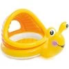 BENOBBY KIDS Piscine Gonflable Pare-soleil, Pataugeoire Pour Bébé à La Maison, Piscine Pour Bébé Paresseux à L'ombre D'un Escargot, Jaune Pour 1 à 3 Ans, 1 Paquet