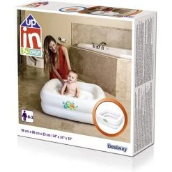 Fei Yu 51116 Baignoire Gonflable Carrée Pour Bébé Fluo 86 X 86 X 25 Cm -Piscine Soldes Boutique 55599896 3