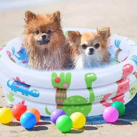 Fei Yu Piscine Pour Bébé, Piscine Gonflable Ronde Pour Bébés Tout-petits Enfants Gonflables Portables Enfants Petite Pompe Dessin Animé Dinosaure Piscine Intérieure Extérieure Pour Enfants Fille Garçon 5 Fei Yu Piscine Pour Bébé, Piscine Gonflable Ronde Pour Bébés Tout-petits Enfants Gonflables Portables Enfants Petite Pompe Dessin Animé Dinosaure Piscine Intérieure Extérieure Pour Enfants Fille Garçon – Image 3