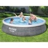 LITZEE Ensemble De Piscine Gonflable Fast Set Avec Pompe 396x84 Cm #
