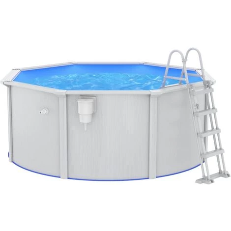 INLIFE Piscine Avec échelle De Sécurité 300x120 Cm 4 INLIFE Piscine Avec échelle De Sécurité 300x120 Cm – Image 2