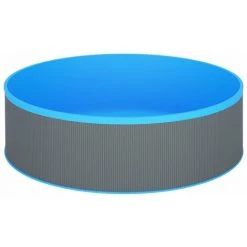 INLIFE Piscine Avec écumoire Suspendue Et Pompe 350x90 Cm Gris -Piscine Soldes Boutique 55642300 3