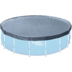 Piscine Tubulaire Ronde Active Frame Pool Effet Rotin 4,88 X 1,22 M - Summer Waves - Marron 11 Piscine Tubulaire Ronde Active Frame Pool Effet Rotin 4,88 X 1,22 M - Summer Waves - Marron -Piscine Soldes Boutique 55773477 5