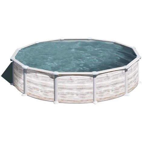 POOLCREW Piscine à Parois D'acier Lolland Blanc Zingué 550 X Cm - Blanc 4 POOLCREW Piscine à Parois D'acier Lolland Blanc Zingué 550 X Cm - Blanc – Image 2