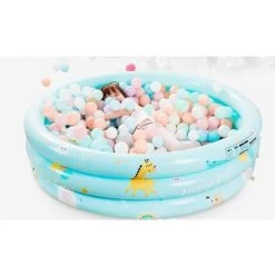 Piscine Ronde Gonflable Enfant Bébé Pas Cher Jouet à La Maison Baignoire Gonflable Bébé Piscine Enfant Petit 61x15CM FUIENKO