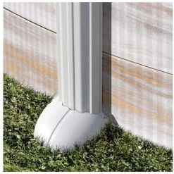 POOLCREW Piscine à Parois D'acier Seeland Blanc Zingué 610 X 375 Cm - Blanc -Piscine Soldes Boutique 55889585 3