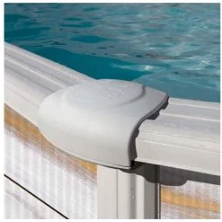 POOLCREW Piscine à Parois D'acier Ameland Blanc Zingué 350 X Cm - Blanc 10 POOLCREW Piscine à Parois D'acier Ameland Blanc Zingué 350 X Cm - Blanc -Piscine Soldes Boutique 55889802 4