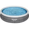 Bestway Fast Set Ensemble De Piscine En Rotin Avec Pompe Filtrante - Naturel