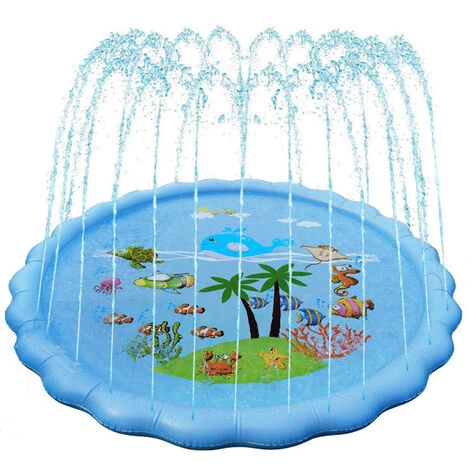 BENOBBY KIDS Coussin De Pulvérisation D'eau Gonflable En PVC Pour Enfants été En Plein Air éclaboussant L'eau-bleu Océan-un Pack 3 BENOBBY KIDS Coussin De Pulvérisation D'eau Gonflable En PVC Pour Enfants été En Plein Air éclaboussant L'eau-bleu Océan-un Pack
