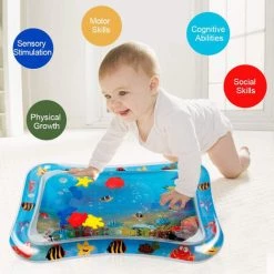 BENOBBY KIDS Tapis De Jeu D'eau De Jardin, Tapis De Jeu D'eau Tummy Time Pour Bébé, Tapis De Jeu Amusant Pour Enfants Et Bébé, Amusant Et Coloré, Tapis De Jeu Pour Bébé -Piscine Soldes Boutique 56069394 4