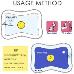 BENOBBY KIDS Tapis De Jeu D'eau De Jardin, Tapis De Jeu D'eau Tummy Time Pour Bébé, Tapis De Jeu Amusant Pour Enfants Et Bébé, Amusant Et Coloré, Tapis De Jeu Pour Bébé -Piscine Soldes Boutique 56069394 5