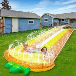 BENOBBY KIDS Toboggans Aquatiques Pour Enfants, Double Course, Ananas, Centre De Jeu, Arroseur Gonflable, Coussin Gonflable Pour Enfants, Jeux De Piscine D'été, Jouets Aquatiques En Plein Air, 1pc 9 BENOBBY KIDS Toboggans Aquatiques Pour Enfants, Double Course, Ananas, Centre De Jeu, Arroseur Gonflable, Coussin Gonflable Pour Enfants, Jeux De Piscine D'été, Jouets Aquatiques En Plein Air, 1pc -Piscine Soldes Boutique 56069927 3