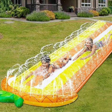 BENOBBY KIDS Toboggans Aquatiques Pour Enfants, Double Course, Ananas, Centre De Jeu, Arroseur Gonflable, Coussin Gonflable Pour Enfants, Jeux De Piscine D'été, Jouets Aquatiques En Plein Air, 1pc 7 BENOBBY KIDS Toboggans Aquatiques Pour Enfants, Double Course, Ananas, Centre De Jeu, Arroseur Gonflable, Coussin Gonflable Pour Enfants, Jeux De Piscine D'été, Jouets Aquatiques En Plein Air, 1pc – Image 5