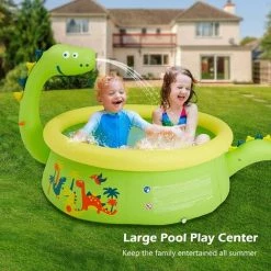 BENOBBY KIDS Centre De Jeu Gonflable Dinosaure, Piscine Pour Bébé, Arroseur De Piscine Pour Enfants, Piscine Pour Enfants Adultes Tout-petit Bébé, Centre De Jeux Aquatiques D'été Pour Filles Garçons Intérieur Et Extérieur, 3 Ans Et Plus, 1 Pièce -Piscine Soldes Boutique 56069934 3