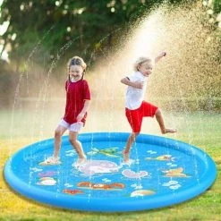 BENOBBY KIDS Pare-éclaboussures Pour Tout-petits, 68" (environ 172,7 Cm) Arroseur Pour Enfants Pour Tapis De Jeu Aquatique Amusant En Plein Air Jouets Pour Grands Enfants, Tout-petits Et Tout-petits