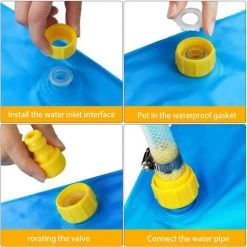 BENOBBY KIDS Pare-éclaboussures Pour Tout-petits, 68" (environ 172,7 Cm) Arroseur Pour Enfants Pour Tapis De Jeu Aquatique Amusant En Plein Air Jouets Pour Grands Enfants, Tout-petits Et Tout-petits -Piscine Soldes Boutique 56070579 5