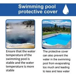 BENOBBY KIDS Couverture De Piscine Rectangulaire Pour Centres De Natation Couverture De Piscine Solaire, Tapis De Protection Pour Piscine Hors Sol Diamètre Anti-poussière Facile à Installer Et Piscines à Cadre Étanche à La Poussière Et à La Pluie Pour Piscine Gonflabl -Piscine Soldes Boutique 56070827 5