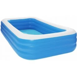 NUZANTO Piscine Gonflable 120" X 72" X 22" - Epaisseur Paroi 0.3mm Bleu -Piscine Soldes Boutique 56284456 3