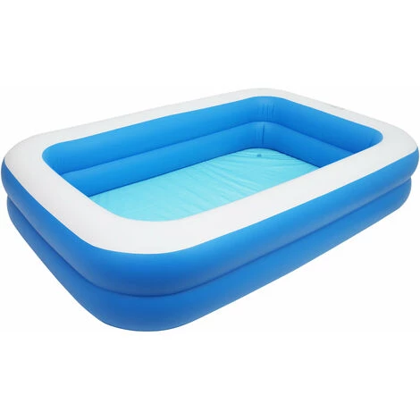 NUZANTO Piscine Gonflable 102" X 70" X 22" - Epaisseur Paroi 0.3mm Bleu 3 NUZANTO Piscine Gonflable 102" X 70" X 22" - Epaisseur Paroi 0.3mm Bleu