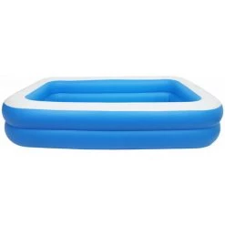 NUZANTO Piscine Gonflable 102" X 70" X 22" - Epaisseur Paroi 0.3mm Bleu 11 NUZANTO Piscine Gonflable 102" X 70" X 22" - Epaisseur Paroi 0.3mm Bleu -Piscine Soldes Boutique 56284460 5