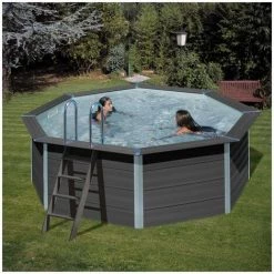 Gré Piscine Hors Sol Ronde En Composite Ø410cm -Piscine Soldes Boutique 56333554 2