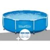 SUMMERWAVES Piscine Tubulaire Summer Waves Active Frame Pool Ronde 4,57 X 0,84 M + 6 Cartouches De Filtration -Piscine Soldes Boutique 56389542 1