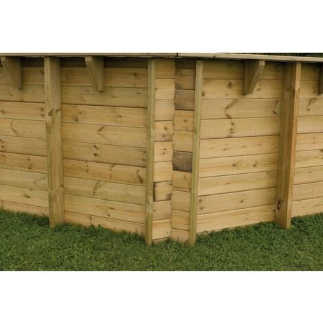 UBBINK Piscine Bois Ocea 860x470x130 Liner Bleu 6 UBBINK Piscine Bois Ocea 860x470x130 Liner Bleu – Image 4