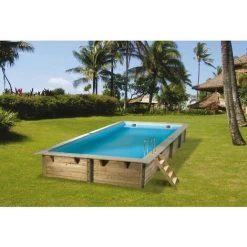 UBBINK Piscine Linéa 650x350x140 Liner Beige -Piscine Soldes Boutique 56490746 3