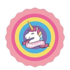 DONTODENT Splash Pad - Tapis D'arrosage Pour Enfants Et Chiens Pour Jeux D'extérieur Arroseur D'eau D'été - Jeu De Jouets De Jardin - Licorne 1,7 Mètres