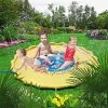 DONTODENT Splash Pad - Tapis D'arrosage Pour Enfants Et Chiens Pour Jeux D'extérieur Arroseur D'eau D'été - Jeu De Jouets De Jardin - Dauphin Bleu 1.7m