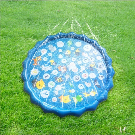 DONTODENT Splash Pad - Tapis D'arrosage Pour Enfants Et Chiens Pour Jeux D'extérieur Arroseur D'eau D'été - Jeu De Jouets De Jardin - Jaune 1,7 Mètres 3 DONTODENT Splash Pad - Tapis D'arrosage Pour Enfants Et Chiens Pour Jeux D'extérieur Arroseur D'eau D'été - Jeu De Jouets De Jardin - Jaune 1,7 Mètres