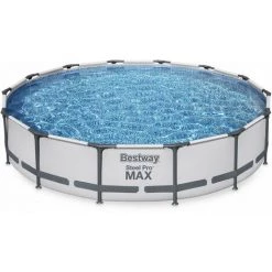 Piscine Tubulaire BESTWAY - Peridot 14.5m² Grise- Piscine Ronde Ø4.3m Avec Pompe De Filtration Et Cartouche Filtrante Piscine Hors Sol. Armature Acier - Gris 8 Piscine Tubulaire BESTWAY - Peridot 14.5m² Grise- Piscine Ronde Ø4.3m Avec Pompe De Filtration Et Cartouche Filtrante Piscine Hors Sol. Armature Acier - Gris -Piscine Soldes Boutique 56806503 2