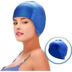 BENOBBY KIDS Bonnet De Bain Bleu, Bonnet De Bain Protection Auditive 3D Femme, Homme, Adulte Unisexe, Enfant, Adolescent, Bonnet De Bain étanche En Silicone Pour Cheveux Longs/courts, Dreadlocks, Extensions De Cheveux, Tresses -Piscine Soldes Boutique 56863568 4
