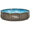 Piscine Tubulaire Ronde Active Frame Pool Effet Rotin 3,05 X 0,76 M - Summer Waves - Marron 2 Piscine Tubulaire Ronde Active Frame Pool Effet Rotin 3,05 X 0,76 M - Summer Waves - Marron -Piscine Soldes Boutique 57016621 1