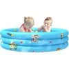 DMTOOL Piscine Gonflable Baignoire De Natation Ronde PVC Enfant Jouet Eté Plage Jardin-TYPE A 110CM