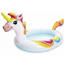 INTEX Piscine Fontaine Enfant "Licorne" Multicolore