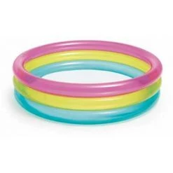 INTEX Piscine Gonflable Enfant "Rainbow" 86cm Multicolore