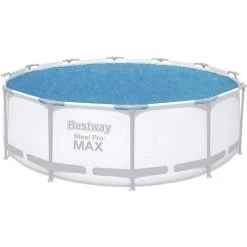 Bestway - Bâche Solaire Ø 366 Cm, Pour Piscines Hors-sol Rondes 396 Cm