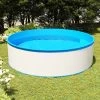 ASUPERMALL Piscine à éclaboussures 350x90 Cm Blanc -Piscine Soldes Boutique 57734711 1
