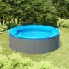 ASUPERMALL Piscine à éclaboussures 350x90 Cm Gris