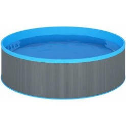 ASUPERMALL Piscine à éclaboussures 350x90 Cm Gris -Piscine Soldes Boutique 57739649 3