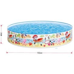 BENOBBY KIDS Pataugeoire, Piscine Pour Enfants Ocean Life, Piscine Familiale Gonflable, Pataugeoire Familiale Pour Enfants, Grandes Pataugeoires Pour Jardin, Pour Nager Ou Patauger, Extérieur Et Intérieur B